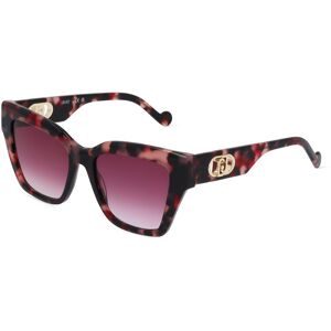 Marchon Germany GmbH Liu Jo LJ777S Damen-Sonnenbrille Vollrand Butterfly Kunststoff-Gestell, Havanna