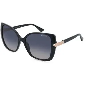 Marcolin Deutschland GmbH Guess GU7820 Damen-Sonnenbrille Vollrand Butterfly Kunststoff-Gestell, Schwarz