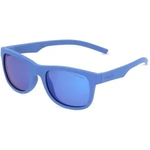 Safilo GmbH Polaroid PLD 8020/S Kinder-Sonnenbrille Vollrand Eckig Kunststoff-Gestell, Blau