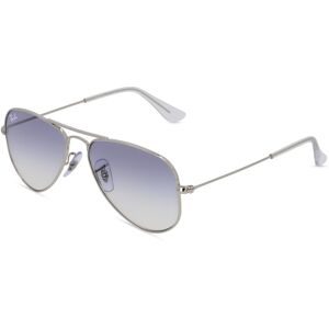 Luxottica Fashion Brillen Vertriebs GmbH Ray-Ban Junior RJ 9506S AVIATOR Kinder-Sonnenbrille Vollrand Pilot Metall-Gestell, Silber