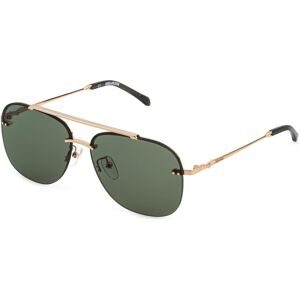 DE RIGO Vision D.A.CH. GmbH Zadig & Voltaire Z&VSZV277 Unisex-Sonnenbrille Halbrand Pilot Metall-Gestell, Gold