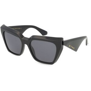 Safilo GmbH Etro 0096/G/S Damen-Sonnenbrille Vollrand Eckig Acetat-Gestell, Schwarz