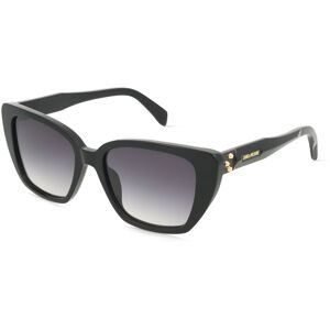 DE RIGO Vision D.A.CH. GmbH Zadig & Voltaire SZV472 Damen-Sonnenbrille Vollrand Geometrisch Kunststoff-Gestell, Schwarz