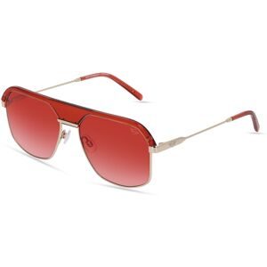 Eschenbach Optik GmbH MINI EYEWEAR 747023 Herren-Sonnenbrille Vollrand Pilot Kunststoff-Gestell, Gold