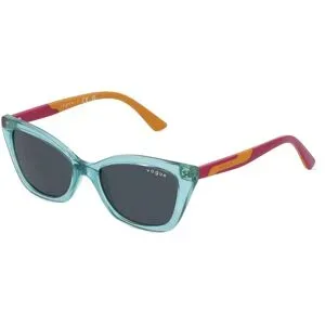 Luxottica Fashion Brillen Vertriebs GmbH Vogue eyewear VJ2020 Damen-Sonnenbrille Vollrand Cat Eye Kunststoff-Gestell, Weiß