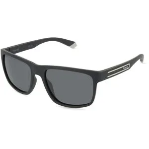 Safilo GmbH Polaroid PLD 2157/S Herren-Sonnenbrille Vollrand Quadratisch Kunststoff-Gestell, Schwarz