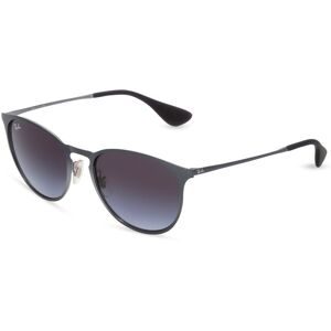 Luxottica Fashion Brillen Vertriebs GmbH Ray-Ban RB 3539 ERIKA METAL Unisex-Sonnenbrille Vollrand Panto Metall-Gestell, Grau