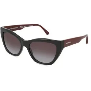 Luxottica Fashion Brillen Vertriebs GmbH Emporio Armani 0EA4176 Damen-Sonnenbrille Vollrand Cat Eye Acetat-Gestell, Schwarz