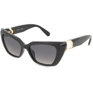 Luxottica Fashion Brillen Vertriebs GmbH Swarovski 0SK6047 Damen-Sonnenbrille Vollrand Cat Eye Kunststoff-Gestell, Schwarz