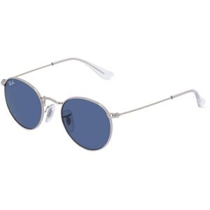 Luxottica Fashion Brillen Vertriebs GmbH Ray-Ban Junior RJ9547S Kinder-Sonnenbrille Vollrand Rund Metall-Gestell, Silber