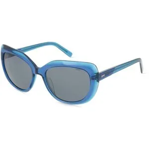 Charmant GmbH Europe Esprit ET40131 Damen-Sonnenbrille Vollrand Cat Eye Acetat-Gestell, Blau