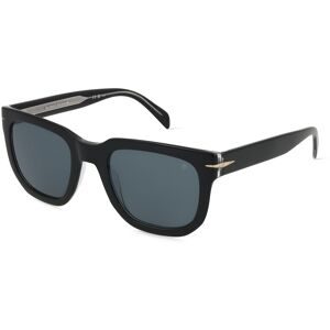 Safilo SpA David Beckham DB 7118/S Herren-Sonnenbrille Vollrand Quadratisch Acetat-Gestell, Schwarz