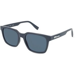 Marchon Germany GmbH Lacoste L6028S Unisex-Sonnenbrille Vollrand Quadratisch Acetat Spritzguss-Gestell, Blau
