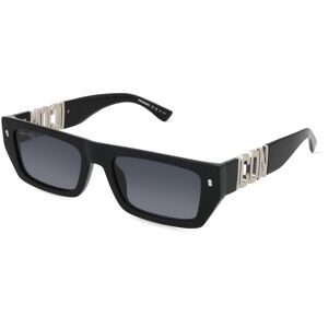 Safilo GmbH Dsquared2 ICON 0011/S Herren-Sonnenbrille Vollrand Quadratisch Acetat-Gestell, Schwarz