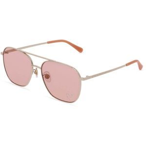 Thélios Stella McCartney SC40038U Damen-Sonnenbrille Vollrand Pilot Metall-Gestell, Silber