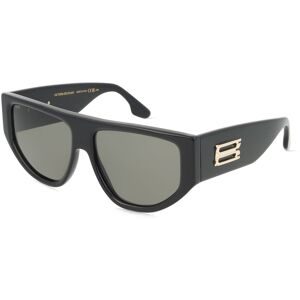 Marchon Germany GmbH Victoria Beckham VB676S Damen-Sonnenbrille Vollrand Quadratisch Acetat-Gestell, Schwarz