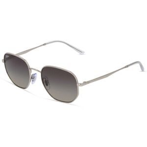 Luxottica Fashion Brillen Vertriebs GmbH Ray-Ban RB 3682 Unisex-Sonnenbrille Vollrand Quadratisch Metall-Gestell, Silber