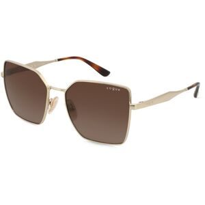 Luxottica Fashion Brillen Vertriebs GmbH Vogue eyewear VO4284S Damen-Sonnenbrille Vollrand Quadratisch Metall-Gestell, Gold