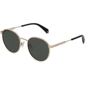Safilo GmbH Polaroid PLD 2053/S Unisex-Sonnenbrille Vollrand Oval Metall-Gestell, Gold