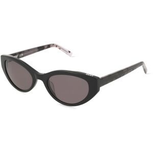 Marchon Germany GmbH DKNY DK548S Damen-Sonnenbrille Vollrand Oval Acetat-Gestell, Schwarz