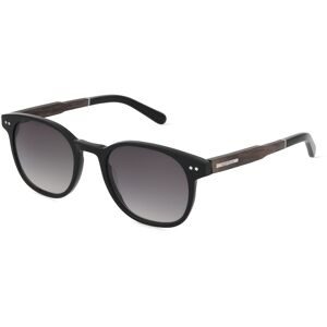 Masterdis Woodfellas 10776 POTTENSTEIN Unisex-Sonnenbrille Vollrand Panto Kunststoff-Gestell, Schwarz