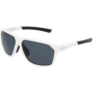 Safilo GmbH Smith LEADOUT Unisex-Sonnenbrille Vollrand Quadratisch Kunststoff-Gestell, Weiß