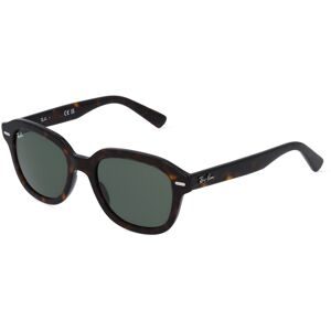 Luxottica Fashion Brillen Vertriebs GmbH Ray-Ban RB 4398 ERIK Unisex-Sonnenbrille Vollrand Quadratisch Propionat-Gestell, Havanna