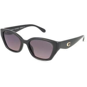 Luxottica Fashion Brillen Vertriebs GmbH Coach 0HC8434U CBY91 Damen-Sonnenbrille Vollrand Geometrisch Kunststoff-Gestell, Schwarz