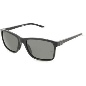 Safilo GmbH Under Armour UA HUSTLE XL Unisex-Sonnenbrille Vollrand Eckig Kunststoff-Gestell, Schwarz