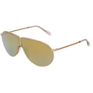 Thélios Stella McCartney SC40064I Damen-Sonnenbrille Vollrand Pilot Metall-Gestell, Gold