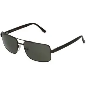 Suncute Industries Co., Ltd. Fielmann MC 552 SUN FLEX CL Herren-Sonnenbrille Vollrand Quadratisch Edelstahl-Gestell, Grau