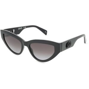 Marchon Germany GmbH Liu Jo LJ800S Damen-Sonnenbrille Vollrand Cat Eye Kunststoff-Gestell, Schwarz