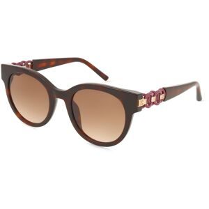 DE RIGO Vision D.A.CH. GmbH Escada SESE63 Unisex-Sonnenbrille Vollrand Panto Acetat-Gestell, Havanna