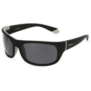 Safilo GmbH Polaroid PLD 2125/S Herren-Sonnenbrille Vollrand Quadratisch Acetat-Gestell, Schwarz