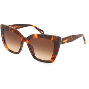 DE RIGO Vision D.A.CH. GmbH Just Cavalli SJC174 Damen-Sonnenbrille Vollrand Butterfly Kunststoff-Gestell, Havanna