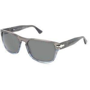 Luxottica Fashion Brillen Vertriebs GmbH Persol PO3341S Unisex-Sonnenbrille Vollrand Quadratisch Acetat-Gestell, Grau