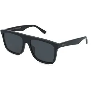 Kering Eyewear Spa Gucci GG2182S Herren-Sonnenbrille Vollrand Eckig Acetat-Gestell, Schwarz