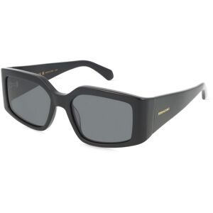 Marchon Germany GmbH Ferragamo SF1101S Unisex-Sonnenbrille Vollrand Eckig Acetat-Gestell, Schwarz