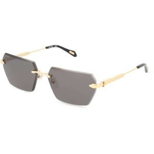 DE RIGO Vision D.A.CH. GmbH Just Cavalli SJC110 Unisex-Sonnenbrille Vollrand Quadratisch Metall-Gestell, Gold
