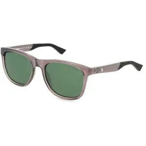 Kering Eyewear Spa Montblanc MB0400S Herren-Sonnenbrille Vollrand Quadratisch Kunststoff-Gestell, Grau