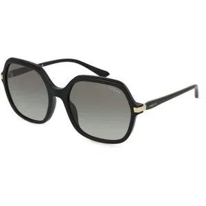 Luxottica Fashion Brillen Vertriebs GmbH Vogue 0VO5561S Damen-Sonnenbrille Vollrand Quadratisch Acetat-Gestell, Schwarz