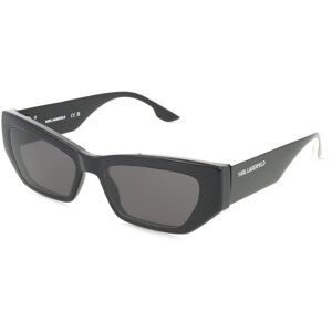 Marchon Germany GmbH Karl Lagerfeld KL6160S Unisex-Sonnenbrille Vollrand Quadratisch Kunststoff-Gestell, Schwarz