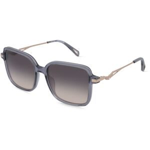 DE RIGO Vision D.A.CH. GmbH Zadig & Voltaire SZV466S Damen-Sonnenbrille Vollrand Quadratisch Kunststoff-Gestell, Grau