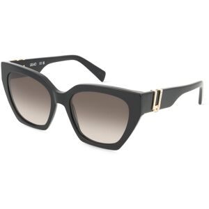 Marchon Germany GmbH Liu Jo LJ814SR Unisex-Sonnenbrille Vollrand Cat Eye Acetat-Gestell, Schwarz