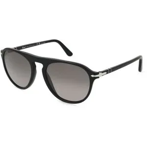Luxottica Fashion Brillen Vertriebs GmbH Persol 0PO3302S Unisex-Sonnenbrille Vollrand Pilot Acetat-Gestell, Schwarz