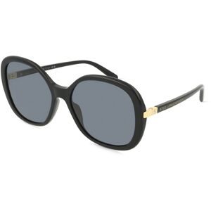 Thélios Stella McCartney SC40073I Unisex-Sonnenbrille Vollrand Rund Kunststoff-Gestell, Schwarz