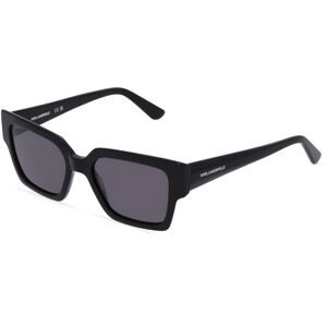 Marchon Germany GmbH Karl Lagerfeld KL6089S Unisex-Sonnenbrille Vollrand Quadratisch Kunststoff-Gestell, Schwarz