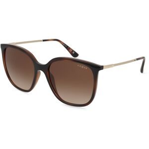 Luxottica Fashion Brillen Vertriebs GmbH Vogue 0VO5564S Damen-Sonnenbrille Vollrand Quadratisch Acetat-Gestell, Havanna