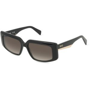 Marchon Germany GmbH Liu Jo LJ791S Unisex-Sonnenbrille Vollrand Quadratisch Acetat-Gestell, Schwarz