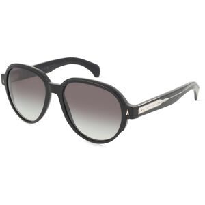 Luxottica Fashion Brillen Vertriebs GmbH Moncler ME6005 SWANSPAN Unisex-Sonnenbrille Vollrand Pilot Acetat-Gestell, Schwarz